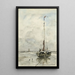Visserspink sur la plage - Jacob Maris — ingelijst kunstwerk aan de muur