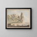 Een uitzicht op Terracina - Jacob More — ingelijst kunstwerk aan de muur