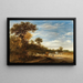 Landschap met bos en vee in rust - Jacob Salomonsz van Ruysdael — ingelijst kunstwerk aan de muur
