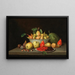 Natuurlijke fruitschilderij op een rand - Jacob Samuel Beck — ingelijst kunstwerk aan de muur