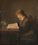 Meisje lezend - Jacob Taanman — weergave van het kunstwerk