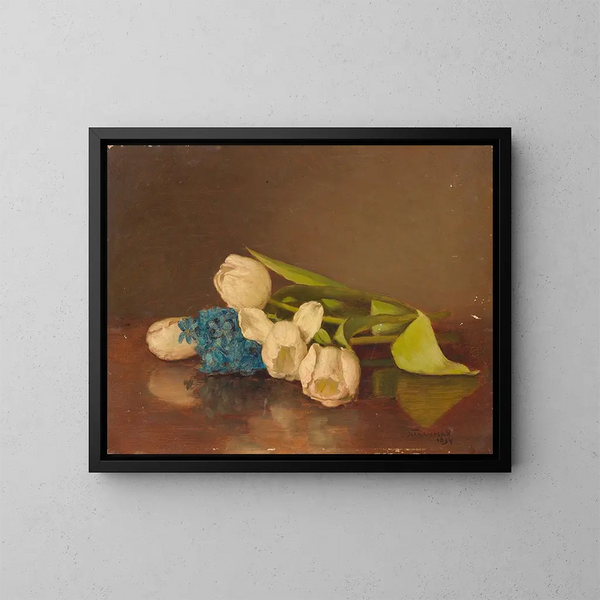 Tulpen liggend - Jacob Taanman — ingelijst kunstwerk aan de muur