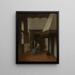 La petite infirmière - Jacob Vrel — framed artwork on a wall