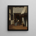 Young woman in an interior - Jacob Vrel — framed artwork on a wall