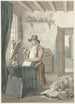 Portrait de l'artiste Jacob Smies dans un atelier avec objets d'art - Jacob Willemz de Vos — weergave van het kunstwerk
