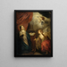 Annunciation to the Virgin - Jacob de Wit — framed artwork on a wall