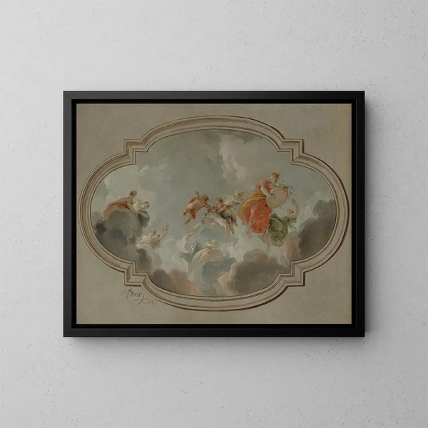 Flore en Zéphyr - Jacob de Wit — ingelijst kunstwerk aan de muur