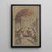 The Last Supper depicted in the upper room - Jacob de Wit — framed artwork on a wall