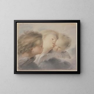Jacob de Wit - Three angel heads.webp