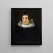 Portrait of Maria de Sweert - Jacob van Reesbroeck — framed artwork on a wall