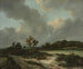 Geel veld met graan - Jacob van Ruisdael — weergave van het kunstwerk