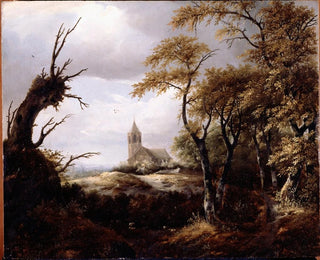 Jacob van Ruisdael - Landscape with a Church.webp