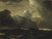 Wolkenstorm boven de zee - Jacob van Ruisdael — weergave van het kunstwerk