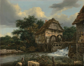 Jacob van Ruisdael - Two Watermills and an Open Sluice.webp
