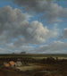 View of Haarlem from the northwest with the bleaching fields in the foreground - Jacob van Ruisdael — artwork view