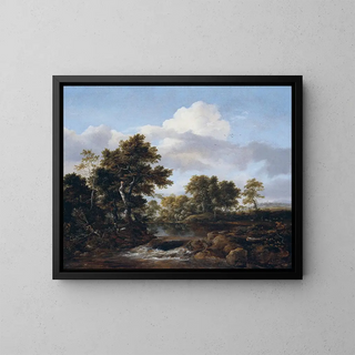 Jacob van Ruisdael - Wooded Landscape with a Stream.webp