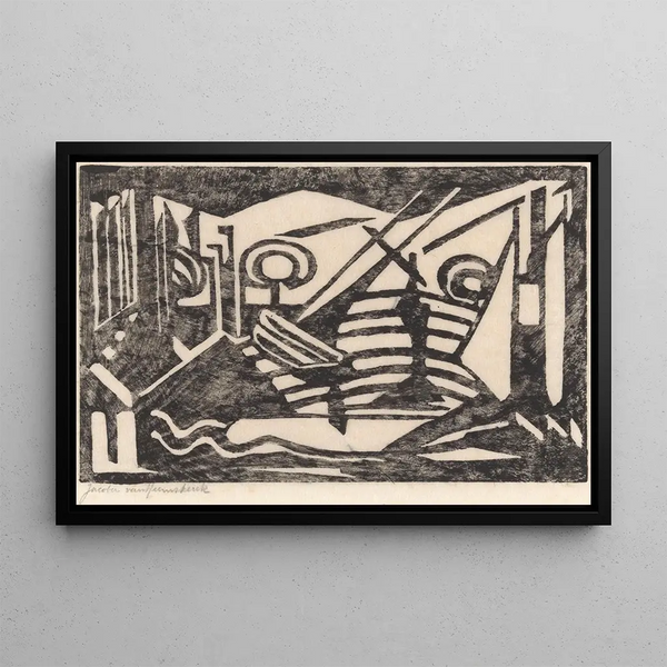 Jacoba van Heemskerck - Scheefliggend zeilschip.webp