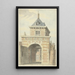View of the old Vriesche Poort in Alkmaar - Jacobus Andreas Crescent — framed artwork on a wall
