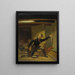 Jan van Speijk painting ignites the gunpowder fuse on February 5, 1831 - Jacobus Schoemaker Doyer — framed artwork on a wall