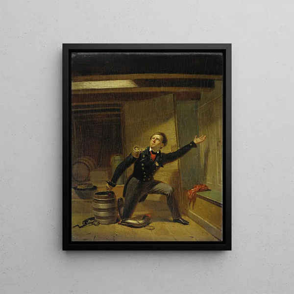 Jacobus Schoemaker Doyer - Jan van Speijk steekt de lont in het kruit 5 februari 1831.webp