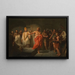 The King Radbout Refuses to Be Baptized in the Year 719 - Jacobus van Dijck — framed artwork on a wall