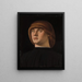 Portret van een jonge man - Jacometto Veneziano — ingelijst kunstwerk aan de muur