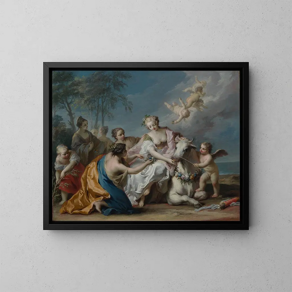 L'enlèvement d'Europe - Jacopo Amigoni — ingelijst kunstwerk aan de muur