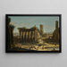 Rome, whimsical view of the Forum - Jacopo Fabris — framed artwork on a wall