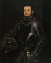 portret van een jonge, baardige man - Jacopo Tintoretto — weergave van het kunstwerk