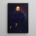 Portret van een edelman - Jacopo Tintoretto — ingelijst kunstwerk aan de muur
