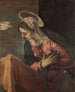Maagd van de Annunciatie aan de Maagd - Jacopo Tintoretto — weergave van het kunstwerk