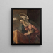 Maagd van de Annunciatie aan de Maagd - Jacopo Tintoretto — ingelijst kunstwerk aan de muur