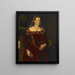 Portret van een dame - Jacopo Zucchi — ingelijst kunstwerk aan de muur