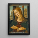 Christ with the Symbols of the Passion - Jacopo del Sellaio — framed artwork on a wall