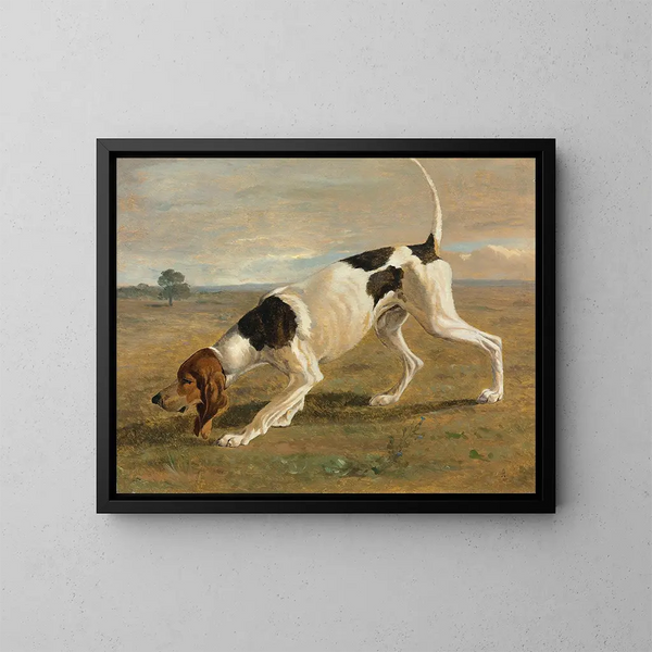 Een richtpunt in een landschap - Jacques-Laurent Agasse — ingelijst kunstwerk aan de muur