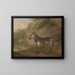 Zebra - Jacques-Laurent Agasse — ingelijst kunstwerk aan de muur