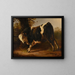 Boze stier - Jacques-Raymond Brascassat — ingelijst kunstwerk aan de muur