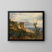 Toer aan de kust van de zee - Jacques-Raymond Brascassat — ingelijst kunstwerk aan de muur