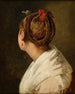 Hoofd van jonge Romeinse vrouw - Jacques-Raymond Brascassat — weergave van het kunstwerk