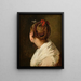 Hoofd van jonge Romeinse vrouw - Jacques-Raymond Brascassat — ingelijst kunstwerk aan de muur