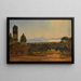 Stadszicht in Italië - Jacques-Raymond Brascassat — ingelijst kunstwerk aan de muur