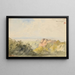 Panoramisch uitzicht op Royat - Jacques-Raymond Brascassat — ingelijst kunstwerk aan de muur