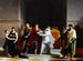 van de Laatste scène van de tragedie Rodogune in het Théâtre-Français - Jacques Augustin Pajou — weergave van het kunstwerk