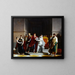 van de Laatste scène van de tragedie Rodogune in het Théâtre-Français - Jacques Augustin Pajou — ingelijst kunstwerk aan de muur