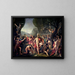 Léonidas aan de Thermopylen - Jacques Louis David — ingelijst kunstwerk aan de muur
