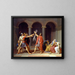 Het eed van de Horatiërs - Jacques Louis David — ingelijst kunstwerk aan de muur