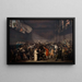 Het eed van de tennisbaan op 20 juni 1789 - Jacques Louis David — ingelijst kunstwerk aan de muur