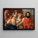 De woede van Achilles - Jacques Louis David — ingelijst kunstwerk aan de muur