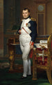 L'Empereur Napoléon in zijn werkkamer in de Tuileries - Jacques Louis David — weergave van het kunstwerk