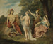 De Rechtspraak van Paris - Jacques Louis David — weergave van het kunstwerk